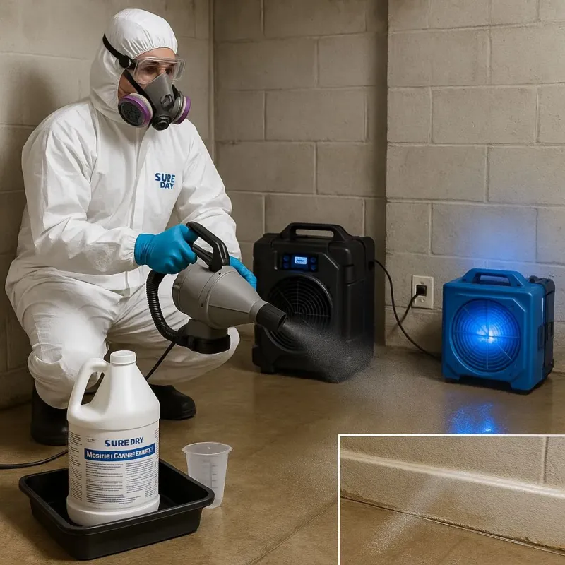 Sanitization and Odor Removal process in McFarland, CA